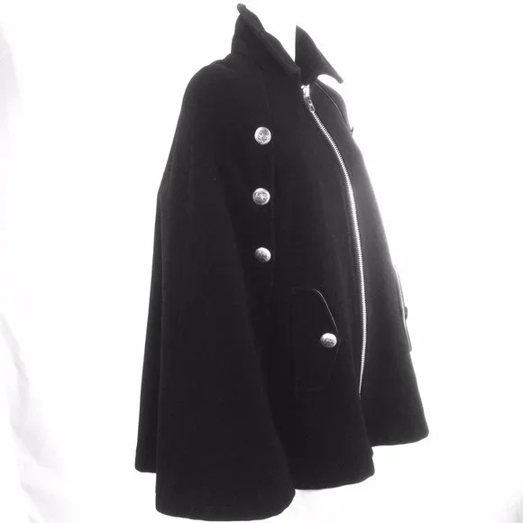 See by Chloe Wool Cape Coat  Goth -  AS IS - Picture 4 of 16